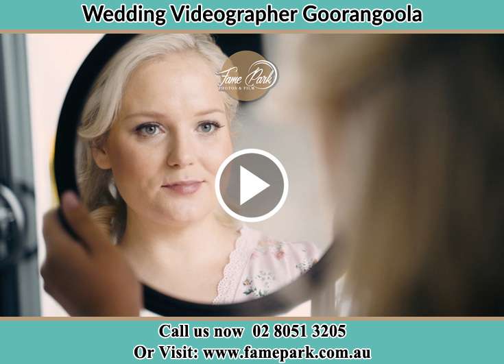 The Bride looking at the mirror Goorangoola NSW 2330